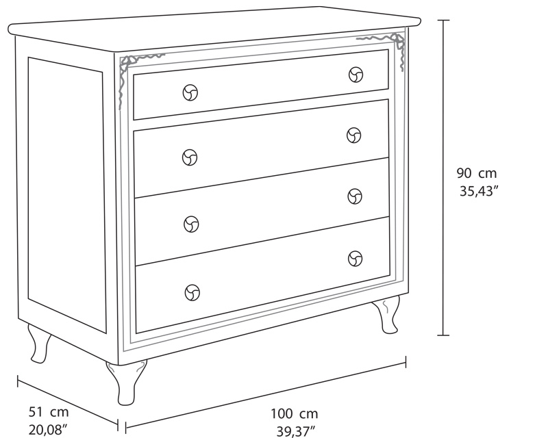 Chest Of Drawers Asola Frari Design